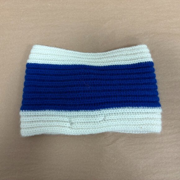 NWT Cobalt Stripe Cashmere Raffello Bettini Knit Headband